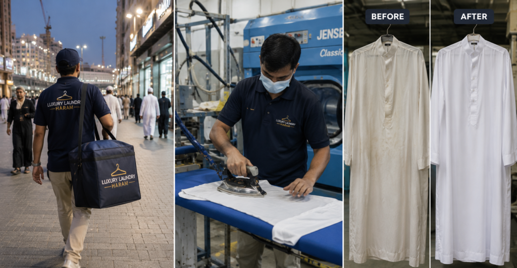 premium laundry services near masjid al haram