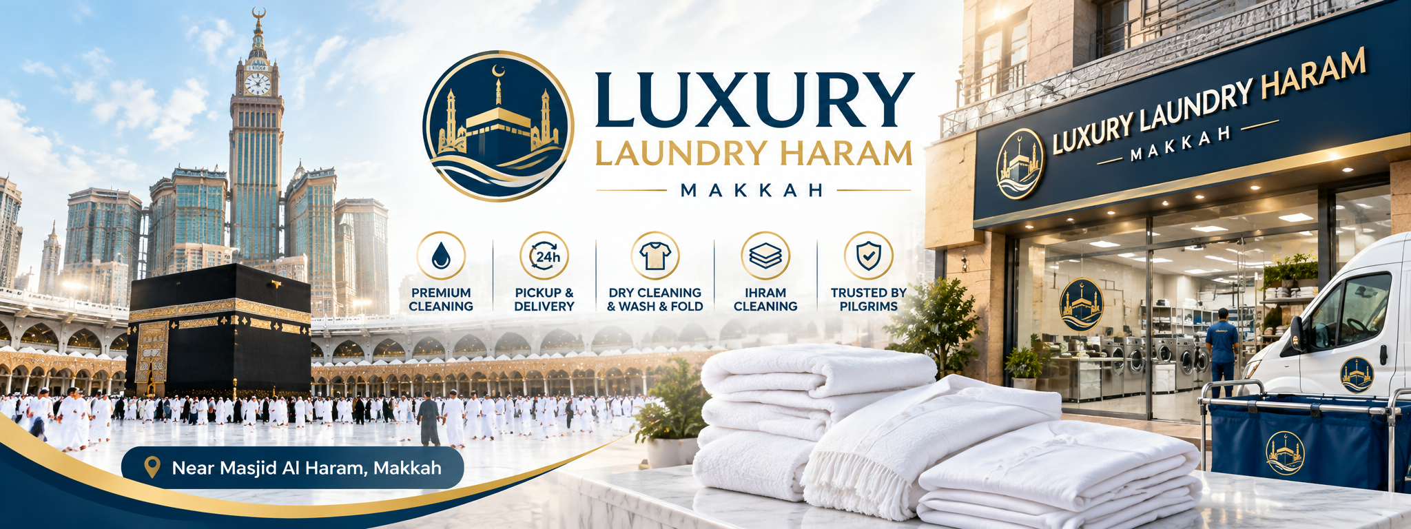 Laundry near Haram Makkah